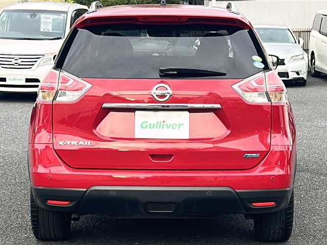 日産 エクストレイル 20X エマージェンシーブレーキ 東京都 2014(平26)年 12.4万km バーニングレッド ・４WD/・純正ナビ（MM113D-W）/・ドラレコ（前後）/・ワンセグTV/・プッシュスタート/・ETC/・バックカメラ/・純正フロアマット/・３列シート/・純正アルミホイール/・保証書/・取説書