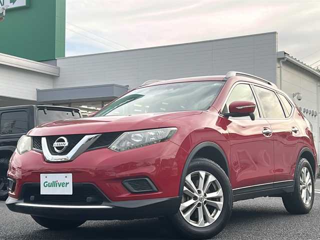 日産 エクストレイル 20X エマージェンシーブレーキ 東京都 2014(平26)年 12.4万km バーニングレッド ・４WD/・純正ナビ（MM113D-W）/・ドラレコ（前後）/・ワンセグTV/・プッシュスタート/・ETC/・バックカメラ/・純正フロアマット/・３列シート/・純正アルミホイール/・保証書/・取説書