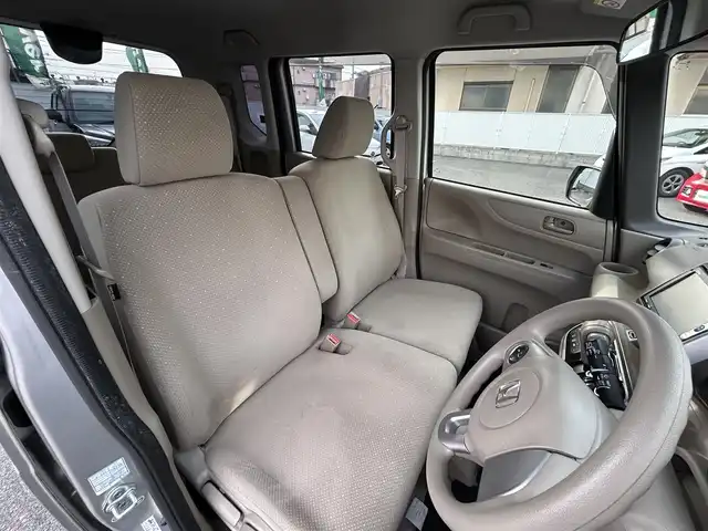ホンダ Ｎ ＢＯＸ G Lパッケージ 岡山県 2014(平26)年 16.2万km カトラリーシルバーM 登録時走行距離161856/純正メモリナビ(VXM-155C)/AM/FM/Bluetooth/SD/CD/バックカメラ/アイドリングストップ/片側パワースライドドア/純正14インチAW/純正フロアマット/横滑り防止装置/ヘッドライトレベライザー/スマートキー/チップアップシート/プッシュスタート/ETC