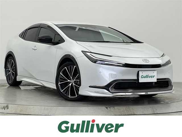 トヨタ プリウス Z 宮城県 2023(令5)年 3.2万km パール トヨタセーフティーセンス/12.3インチディスプレイオーディオ/(AM/FM/USB/Miracast/フルセグTV/BT)/全方位カメラ/ETC2.0/デジタルインナーミラー/BSM/レザーシート/パワーシート/シートメモリー/シートヒーター/エアーシート/ステアリングヒーター/レーダークルーズコントロール/モデリスタエアロ/プッシュスタート/スマートキー/オートライト/オートマチックハイビーム/LEDヘッドライト/ドアバイザー/純正フロアマット/純正19インチアルミホイール