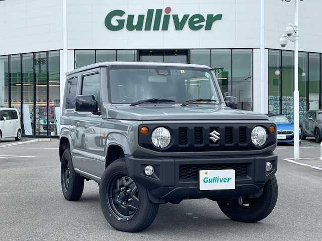 スズキ ジムニー XL 長崎県 2023(令5)年 1.9万km ミディアムグレー ワンオーナー/スズキセーフティサポート/前後ドライブレコーダー/ETC/４WD/オートライト/前席シートヒーター/レーンキープアシスト/社外オーディオプレーヤー/（BT/USB/FMAM/AUX）/アイドリングストップ/純正フロアマット/スマートキー/スペアキー/新車保証書/取扱説明書
