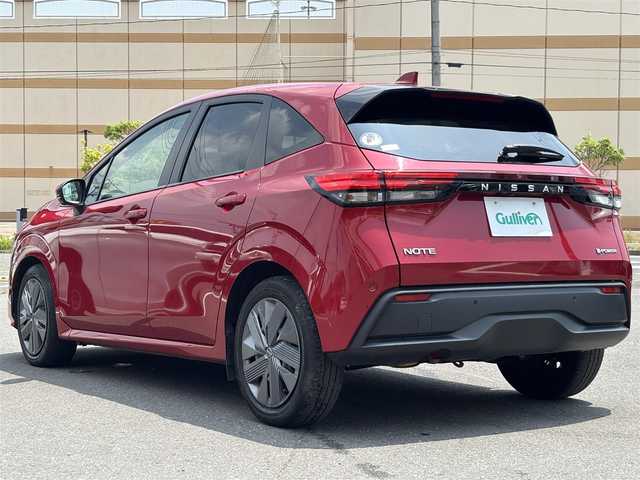 日産 ノート X 宮城県 2022(令4)年 7.2万km 赤 登録時走行距離　72051km/純正ナビ/プロパイロット/エマージェンシーブレーキ/クルーズコントロール/レーンキープアシスト/ブラインドスポットモニター/アラウンドビューモニター/ETC2.0/ドライブレコーダー/オートホールド/ワイヤレス充電/電格ミラー/ステアリングスイッチ