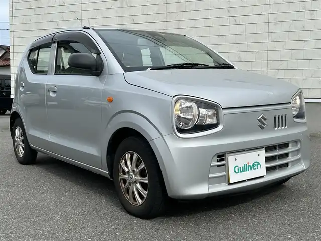 スズキ アルト L 山形県 2016(平28)年 2.9万km シルキーシルバーメタリック 4WD/純正オーディオ/・AM/FM/CD/AUX/衝突被害軽減システム/横滑り防止装置/アイドリングストップ/ダブルエアバック/前席ヒートシーター/ドアバイザー/社外フロアマット/ハロゲンヘッドライト/リモコンキー/冬タイヤ積載