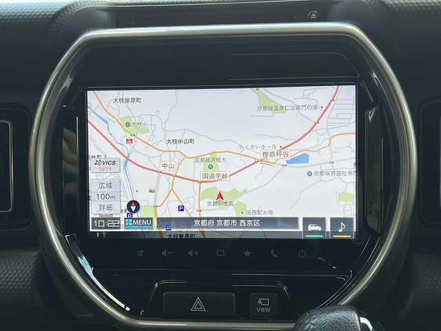 スズキ ハスラー Jスタイル Ⅱ ターボ 京都府 2022(令4)年 3.3万km デニムブルー ガンメタリック 2トーン ワンオーナー/純正ディスプレイオーディオ/・ナビ機能/フルセグTV/BT/CD/DVD/AM/FM/・Apple Car Play/Android Auto/・バックカメラ/アラウンドビュー/ETC/ルーフレール/ルーフキャリア/レーダークルコン/パドルシフト/シートヒーター/プッシュスタート/電格ウィンカーミラー/コーナーセンサー/グリップコントロール/ダウンヒルアシスト/オートライト/オートハイビーム/アイドリングストップ/衝突軽減/車線逸脱防止/純正ドアバイザー/純正フロアマット/取扱説明書/保証書/スマートスペアキー×１/AW付スタッドレスタイヤ×４車載/ルーフキャリアキー×１