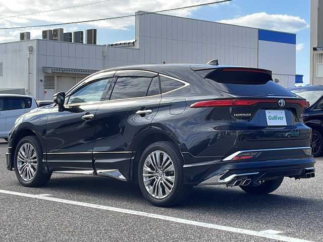 トヨタ ハリアー ハイブリッド Z 島根県 2022(令4)年 5.5万km プレシャスブラックパール ワンオーナー/12.3インチメーカーナビゲーション/フルセグ　BT/モデリスタエアロ/パノラミックビューモニター/デジタルインナーミラー/パワーバックドア/JBLサウンド/D席パワーシート/ハーフレザーシート/ETC2.0/LEDヘッドライト/オートマチックハイビーム/コーナーセンサー