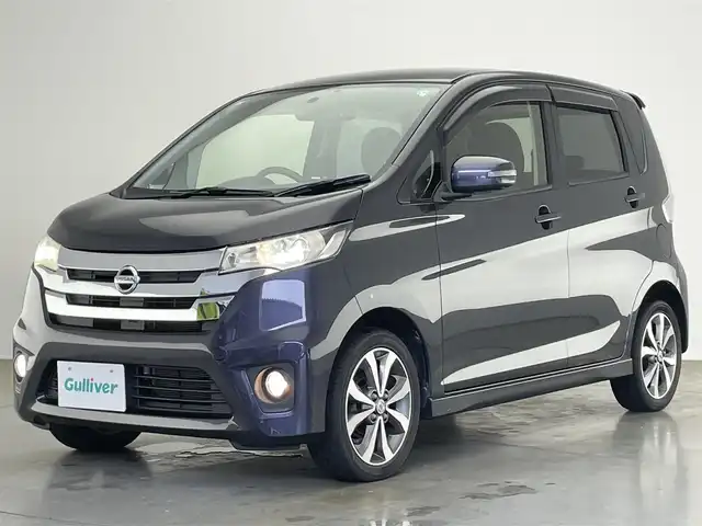 日産 デイズ ハイウェイスターG 愛知県 2013(平25)年 7.9万km プレミアムパープルP 純正ナビ　フルセグＴＶ　Ｂｌｕｅｔｏｏｔｈ　ＵＳＢ　全方位カメラ　オートライト　プッシュスタート　電格ミラー　ＥＴＣ　純正１５インチＡＷ　オートエアコン　純正フロアマット　ドアバイザー　フォグ　禁煙車