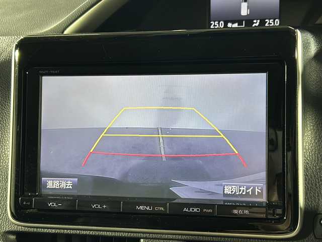 トヨタ ヴォクシー ZS 煌 沖縄県 2016(平28)年 9.2万km ブラッキッシュアゲハガラスフレーク 禁煙車/県外仕入れ/純正９インチナビ/【CD/DVD/フルセグTV/BT】/バックカメラ/１１インチ後席フリップダウンモニター/ETC/両側パワースライドドア/TRDフロントエアロ/トヨタセーフティセンス/→プリクラッシュセーフティ/→レーンディパーチャーアラート/→オートマチックハイビーム/USBポート/革調シートカバー/純正ヘッドライト/１８インチモデリスタアルミ/スマートキー