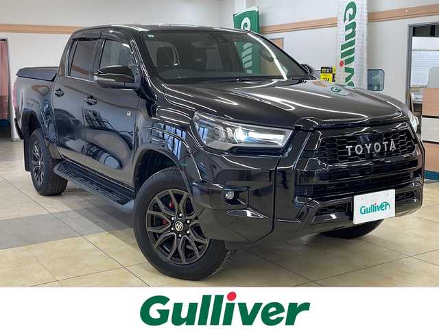 トヨタ ハイラックス Z GRスポーツ 道央・札幌 2023(令5)年 2.4万km アティチュードブラックマイカ ・ワンオーナー/・4WD/・寒冷地仕様/・純正ディスプレイオーディオ/・ナビ/BT/Miracast/・パノラミックビューモニター/・純正エンジンスターター/・プリクラッシュセーフティ/・レーダークルーズコントロール/・レーンディパーチャーアラート/・ロードサインアシスト/・パーキングセンサー/・トノカバー/・パドルシフト/・ワイパーデアイサー/・パワーヒーター/・アイドリングストップ/・横滑り防止/・ハーフレザーシート/・運転席パワーシート/・LEDヘッドライト/・LEDフォグ/・リヤフォグ/・ETC/・プッシュスタート/・スマートキー/・ドアバイザー/・電格ミラー/・ミラーヒーター