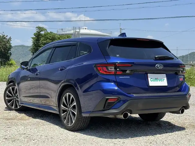 スバル レヴォーグ 1．8STIスポーツ EX 兵庫県 2022(令4)年 2.7万km 青 純正ナビ/フルセグTV/Bluetooth接続可/バックカメラ/左サイドカメラ/フロントカメラ/サンルーフ/レーダークルコン/ドライブレコーダー/全席シートヒーター/前席パワーシート/パワーバックドア/スマートキー×2/純正18インチAW