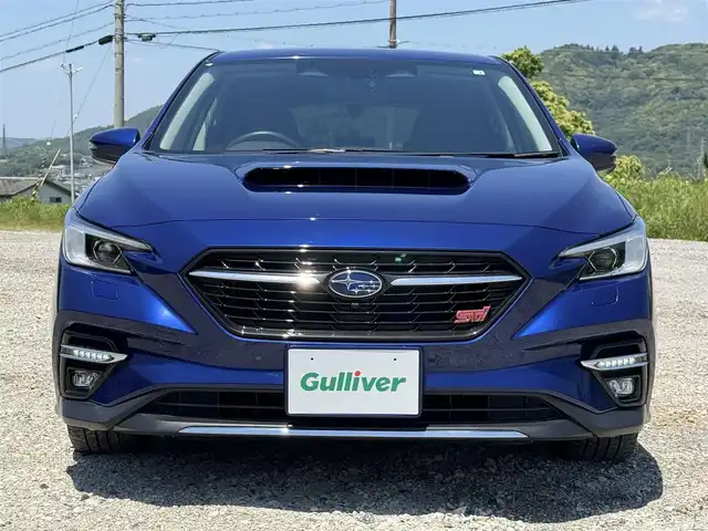 スバル レヴォーグ 1．8STIスポーツ EX 兵庫県 2022(令4)年 2.7万km 青 純正ナビ/フルセグTV/Bluetooth接続可/バックカメラ/左サイドカメラ/フロントカメラ/サンルーフ/レーダークルコン/ドライブレコーダー/全席シートヒーター/前席パワーシート/パワーバックドア/スマートキー×2/純正18インチAW