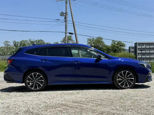 スバル レヴォーグ 1．8STIスポーツ EX 兵庫県 2022(令4)年 2.7万km 青 純正ナビ/フルセグTV/Bluetooth接続可/バックカメラ/左サイドカメラ/フロントカメラ/サンルーフ/レーダークルコン/ドライブレコーダー/全席シートヒーター/前席パワーシート/パワーバックドア/スマートキー×2/純正18インチAW