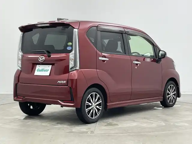 ダイハツ ムーヴ カスタム X LTD SAⅢ 新潟県 2017(平29)年 6.4万km ファイアークォーツレッドM 純正メモリナビ【NSZP-W67D】/　Bluetooth/CD/DVD/USB/スマートアシストIII/・衝突被害軽減ブレーキ/・先行車発進お知らせ機能/・誤発進抑制制御機能/・車線逸脱警報機能/・オートハイビーム/コーナーセンサー/D席シートヒーター/ドライブレコーダー/全方位モニター/ETC/ステアリングスイッチ