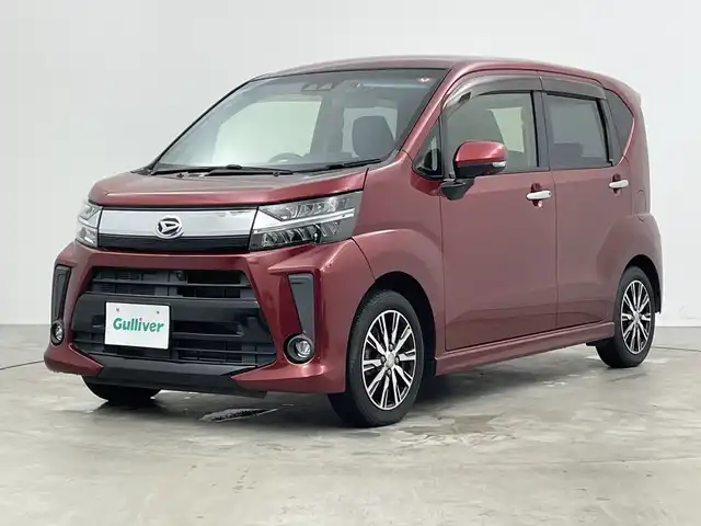 ダイハツ ムーヴ カスタム X LTD SAⅢ 新潟県 2017(平29)年 6.4万km ファイアークォーツレッドM 純正メモリナビ【NSZP-W67D】/　Bluetooth/CD/DVD/USB/スマートアシストIII/・衝突被害軽減ブレーキ/・先行車発進お知らせ機能/・誤発進抑制制御機能/・車線逸脱警報機能/・オートハイビーム/コーナーセンサー/D席シートヒーター/ドライブレコーダー/全方位モニター/ETC/ステアリングスイッチ