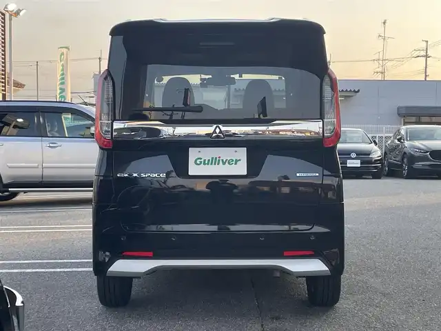 三菱 ｅＫクロススペース G プラスエディション 奈良県 2022(令4)年 3.4万km アメジストブラック ユーザー買取車両/純正9インチナビ/シートヒーター/全方位カメラ/前後ドラレコ/ETC/前後クリアランスソナー/リアサーキュレーター/LEDヘッドライト/純正ドアバイザー/純正15インチAW/純正フロアマット/後席リクライニング可能/ヘッドライトレベライザー/オートハイビーム