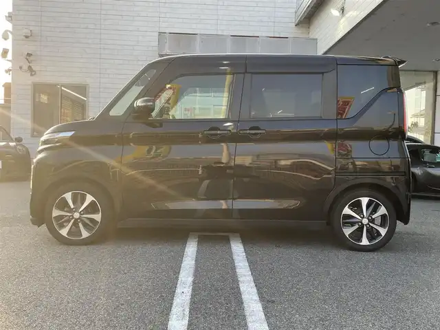 三菱 ｅＫクロススペース G プラスエディション 奈良県 2022(令4)年 3.4万km アメジストブラック ユーザー買取車両/純正9インチナビ/シートヒーター/全方位カメラ/前後ドラレコ/ETC/前後クリアランスソナー/リアサーキュレーター/LEDヘッドライト/純正ドアバイザー/純正15インチAW/純正フロアマット/後席リクライニング可能/ヘッドライトレベライザー/オートハイビーム