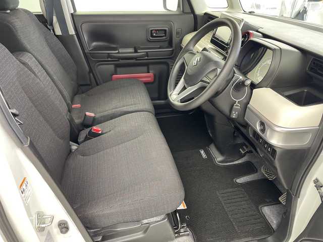 スズキ スペーシア HYBRID X 岐阜県 2018(平30)年 7.8万km ピュアホワイトP 純正ナビ(KXM-E502W)/AM/FM/CD/DVD/Bluetooth/SD/フルセグTV/バックモニター/両側パワースライドドア/運転席シートヒーター/衝突軽減ブレーキ/レーンキープアシスト/コーナーセンサー/スマートキー/プッシュスタート/スペアキー/サーキュレーター/電動格納ミラー/後席サンシェード/オートLEDヘッドライト/純正フロアマット/純正ドアバイザー/純正14インチアルミホイール