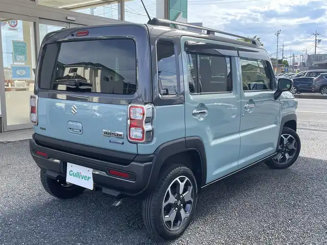 スズキ ハスラー Jスタイル Ⅱ ターボ 福岡県 2022(令4)年 0.7万km オフブルーメタリック/ガンメタリック2トーンルーフ ワンオーナー/純正8インチメモリナビ/・CD/DVD/BT/フルセグTv/・バックモニター/スズキセーフティサポート/・レーダークルーズコントロール/前後ドライブレコーダー/ETC/シートヒーター/・オートライト/・LEDヘットライト/・LEDフォグライト/革巻きステアリング/・パドルシフト/・ステアリングリモコン/シートバックテーブル/電動格納式ミラー/アイドリングストップ/プッシュスタート/スマートキー×２/シートカバー/純正１５インチアルミホイール