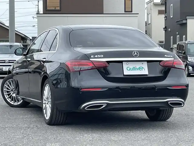 メルセデス・ベンツ Ｍ・ベンツ Ｅ４５０ 4マチック エクスクルーシブ 道央・札幌 2022(令4)年 2.1万km オブシディアンブラック ４WD/ワンオーナー/純正メーカーナビ/AM/FM/BT/フルセグ/ブルメスターサウンドシステム/サンルーフ/衝突被害軽減ブレーキ/横滑り防止装置/クルーズコントロール/レーンキープアシスト/クリアランスソナー/ブラインドスポットモニター/アラウンドビューモニター/ETC2.0/ドライブレコーダー/アイドリングストップ/電動トランクリッド/前席パワーシート/前席メモリーシート/全席シートヒーター/前席エアシート/レザーシート/革巻きステアリング/ステアリングリモコン/パドルシフト/電動パーキング/プッシュスタート/スマートキー/LEDヘッドライト/オートライト/電動格納ミラー/ウィンカーミラー/フロアマット/スペアキー/純正AW付冬タイヤ積込/245/45/R18/2025年/山9mm