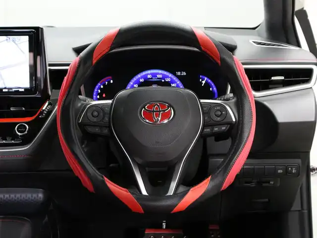 トヨタ カローラ スポーツ G Z 三重県 2019(平31)年 3.4万km ホワイトパールクリスタルシャイン ワンオーナー/TRDエアロ/weds18インチアルミホイール/セーフティセンス/アイドリングストップ/純正9インチメモリナビ ・地デジTV/・DVD/CD/・Bluetooth/バックカメラ/全車速追従機能付レーダークルーズコントロール/レーントレーシングアラート/赤/黒レザー調シートカバー/ビルトインETC/丸型1灯式LEDヘッドランプ/・オートライト/オートマチックハイビーム/LEDフォグランプ/プッシュエンジンスタート/スマートキー×2/新車時保証書/取扱説明書