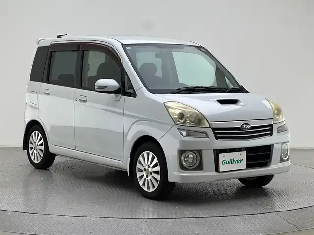 スバル ステラ カスタム RS 兵庫県 2008(平20)年 11.1万km シルキーホワイトパール 社外HDDナビ/フルセグ CD DVD/ETC/HIDヘッドライト/フォグライト/純正14インチアルミホイール/純正フロアマット/ドアバイザー/スマートキー