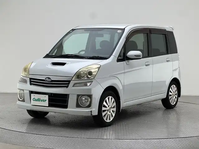 スバル ステラ カスタム RS 兵庫県 2008(平20)年 11.1万km シルキーホワイトパール 社外HDDナビ/フルセグ CD DVD/ETC/HIDヘッドライト/フォグライト/純正14インチアルミホイール/純正フロアマット/ドアバイザー/スマートキー