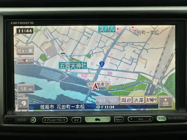 スバル ステラ カスタム RS 兵庫県 2008(平20)年 11.1万km シルキーホワイトパール 社外HDDナビ/フルセグ CD DVD/ETC/HIDヘッドライト/フォグライト/純正14インチアルミホイール/純正フロアマット/ドアバイザー/スマートキー