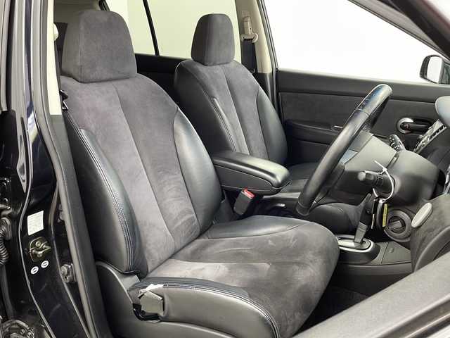 日産 ティーダ 18G 大阪府 2005(平17)年 7.5万km サファイアブラック 純正ナビ(フルセグTV/AM/FM/CD/MD)/バックカメラ　/サイドカメラ/ビルトインＥＴＣ/ＡＢＳ/オートライト/スペアキー/スマートキー/ハーフレザーシート/純正フロアマット/電動格納ミラー/ドアバイザー/取扱説明書/保証書/記録簿