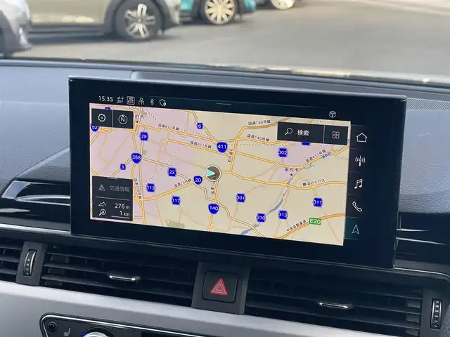 アウディ Ａ４ アバント 40TDIクワトロ Sライン 山梨県 2022(令4)年 3万km パール SラインPパッケージ/マトリクスLED/全周囲C/純正MMI　/カープレイ/バーチャルC/マイルドHV/ACC/LKA/BSA/パイロットA/黒半革/シートH/電動リアG/Aハイビーム/Pシート/フルセグ