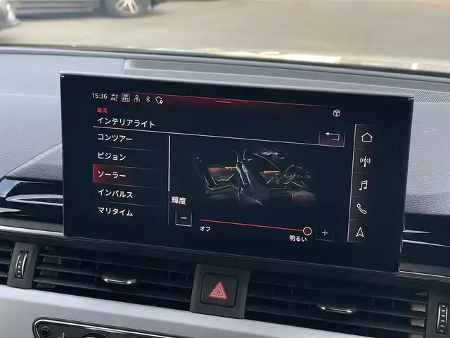 アウディ Ａ４ アバント 40TDIクワトロ Sライン 山梨県 2022(令4)年 3万km パール SラインPパッケージ/マトリクスLED/全周囲C/純正MMI　/カープレイ/バーチャルC/マイルドHV/ACC/LKA/BSA/パイロットA/黒半革/シートH/電動リアG/Aハイビーム/Pシート/フルセグ