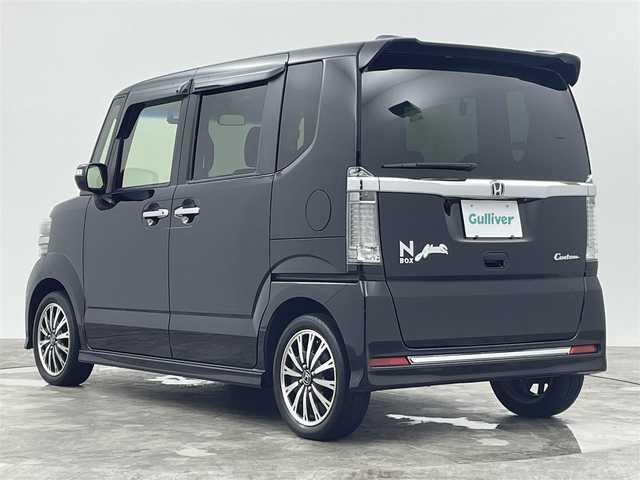 ホンダ Ｎ ＢＯＸ カスタム G ターボ Lパッケージ 千葉県 2016(平28)年 6.6万km スマートブラック 純正７インチナビ/バックカメラ/両側パワースライドドア/クルーズコントロール/ＨＩＤオートライト/ハーフレザーシート/純正１５インチＡＷ/ステアリングリモコン/ＥＴＣ/スマートキー/ドライブレコーダー/禁煙車