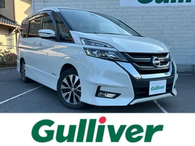 日産 セレナ ハイウェイスター Vセレクション 静岡県 2018(平30)年 5万km ブリリアントホワイトパール 純正9インチメモリナビ/　Bluetooth/　AM/　FM/　AUX/　AppleCarPlay/　AudroidAuto/フルセグTV/アラウンドビューモニター/両側パワースライドドア/クルーズコントロール/ETC/衝突被害軽減システム/ドライブレコーダー/横滑り防止装置/前後コーナーセンサー/盗難防止装置/アイドリングストップ/ウィンカーミラー/ドアバイザー/プッシュスタート/ダブルエアバッグ/純正フロアマット
