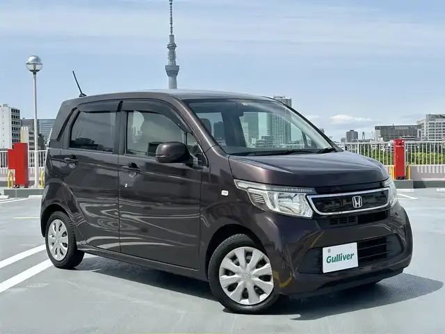 ホンダ Ｎ ＷＧＮ G 東京都 2014(平26)年 11.3万km プレミアムディープモカパール 純正ナビ（VXM-145C)/バックカメラ/エンジンプッシュボタン/Wエアバック/ABS/スペアキー１本/保証書/取説