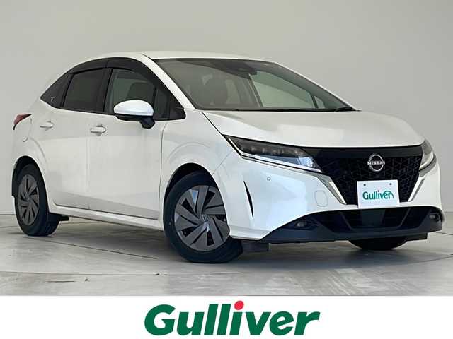 日産 ノート S 愛知県 2022(令4)年 4.7万km ピュアホワイトパール 衝突軽減システム/純正SDナビ/全方位カメラ/フルセグ/CD/Bluetooth/バックカメラ/コーナーセンサー/LEDヘッドライト/ブラインドスポットモニター/オートマチックハイビーム/インテリジェントミラー/ドライブレコーダー/ETC/ステアリングスイッチ/スマートキー/プッシュスタート