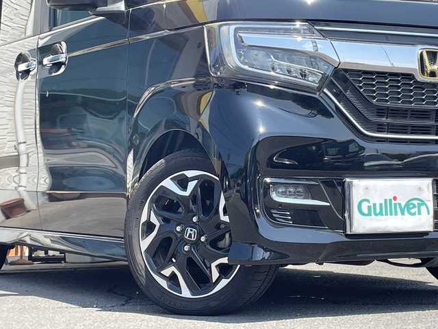 ホンダ Ｎ ＢＯＸ カスタム G L ターボ ホンダセンシング 大分県 2019(平31)年 4万km クリスタルブラックパール 純正SDナビ/ブルートゥース/フルセグTV/両側パワースライドドア /純正15インチアルミホイール/純正ビルトインETC/LEDヘッドライト/オートライト/レーンキープアシスト/衝突被害軽減ブレーキ/純正フロアマット/ドアバイザー/スマートキー/プッシュスタート/ターボ