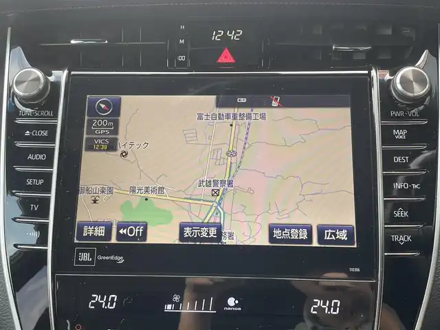 トヨタ ハリアー プレミアム 佐賀県 2017(平29)年 9.7万km ホワイトパールクリスタルシャイン サンルーフ/モデリスタフルエアロ/JBLプレミアムサウンド/純正メーカーナビ/・バックカメラ/・フルセグTV/BT/CD/DVD/トヨタセーフティセンス/・プリクラッシュセーフティ/・レーダークルーズコントロール/・レーンディパーチャーアラート/・オートマチックハイビーム/クリアランスソナー/純正18インチAW/パワーバックドア/ハーフレザーシート/パワーシート/三眼LEDヘッドライト/フォグランプ/ターボ/ETC/プッシュスタート/アイドリングストップ/電動パーキングスイッチ/スペアキー×１/カードキー×1/取扱説明書/保証書