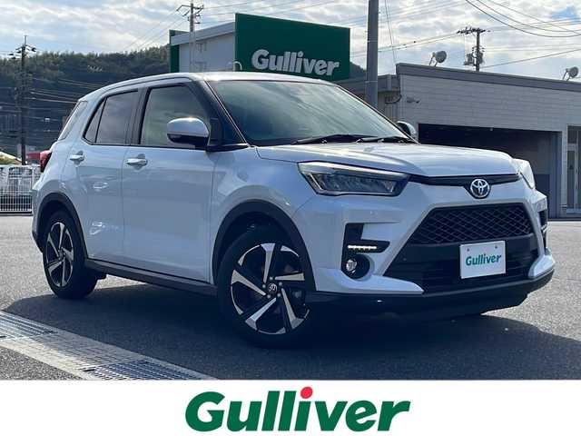 トヨタ ライズ Z 山口県 2024(令6)年 2.4万km シャイニングホワイトパール ハイブリッド車/ワンオーナー車/社外ディスプレイオーディオ/Bluetooth/バックカメラ/ステアリングスイッチ/スマートキー＆プッシュスタート/LEDヘッドライト/LEDフォグライト/オートマチックハイビーム/オートライト/衝突軽減ブレーキ/横滑り防止装置/レーダークルーズコントロール/レーンキープアシスト/リアフォグライト/コーナーセンサー/前席シートヒーター/社外前後ドライブレコーダー/純正17インチAW/保証書・取説