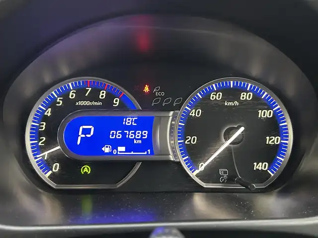 三菱 ｅＫカスタム G 岡山県 2013(平25)年 6.8万km パープリッシュネイビーパール 登録時走行距離67689km/純正ナビ/フルセグTV(AM/FM/CD/Bluetooth)/バックカメラ/前後ドライブレコーダー/ETC/アイドリングストップ/電動格納ミラー/純正フロアマット/14インチ純正AW/プッシュスタート/スマートキー(スペア×1)