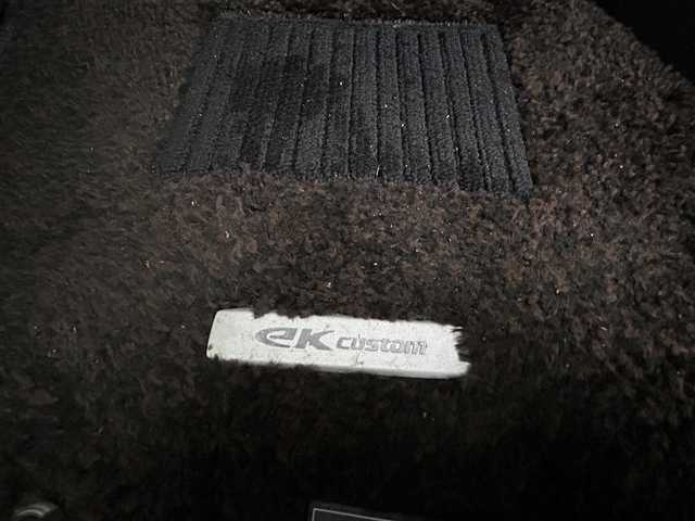 三菱 ｅＫカスタム G 岡山県 2013(平25)年 6.8万km パープリッシュネイビーパール 登録時走行距離67689km/純正ナビ/フルセグTV(AM/FM/CD/Bluetooth)/バックカメラ/前後ドライブレコーダー/ETC/アイドリングストップ/電動格納ミラー/純正フロアマット/14インチ純正AW/プッシュスタート/スマートキー(スペア×1)