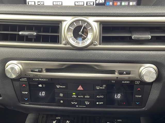 レクサス ＧＳ 300h バージョンL 岐阜県 2014(平26)年 12.6万km ホワイトパールクリスタルシャイン 純正ナビ/AM/FM/TV/SD/BT/CD/DVD/バックカメラ/サンルーフ/レザーシート/シートベンチレーションD席・N席/【エアーシート/シートヒーター】/R席シートヒーター/R席エアコン/パワーシートD/N席/シートメモリー/クルーズコントロール/LEDヘッドライト/フォグライト/ビルドインETC/リアサンシェード/純正19インチアルミホイール/ドアバイザー/フロアマット