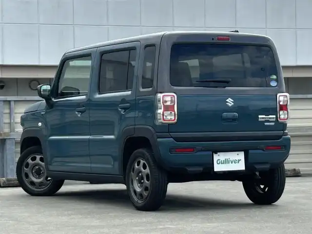 スズキ ハスラー HYBRID G 静岡県 2021(令3)年 6.9万km デニムブルー ガンメタリック 2トーン 社外メモリナビ/Bluetooth/DVD/CD/バックカメラ/ETC/オートライト/プッシュスタート/ステアリングスイッチ/レーンキープアシスト/デュアルカメラブレーキサポート/誤発進抑制機能/標識認識機能/車線逸脱警報/オートハイビーム/パーキングセンサー/盗難防止装置/社外フロアマット/保証書・取扱説明書