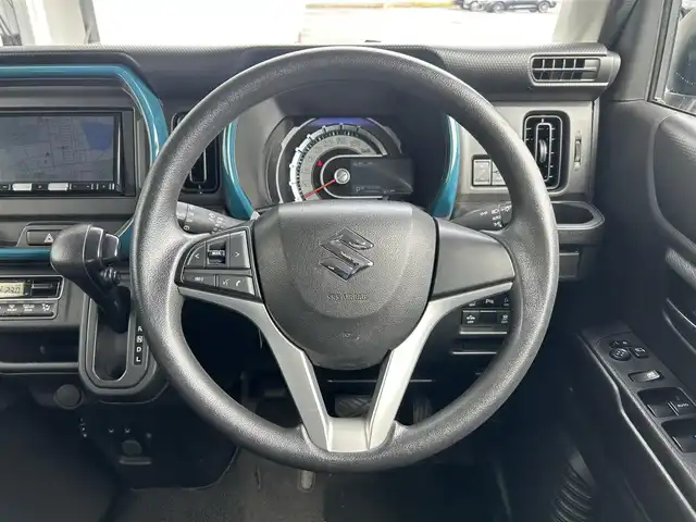 スズキ ハスラー HYBRID G 静岡県 2021(令3)年 6.9万km デニムブルー ガンメタリック 2トーン 社外メモリナビ/Bluetooth/DVD/CD/バックカメラ/ETC/オートライト/プッシュスタート/ステアリングスイッチ/レーンキープアシスト/デュアルカメラブレーキサポート/誤発進抑制機能/標識認識機能/車線逸脱警報/オートハイビーム/パーキングセンサー/盗難防止装置/社外フロアマット/保証書・取扱説明書