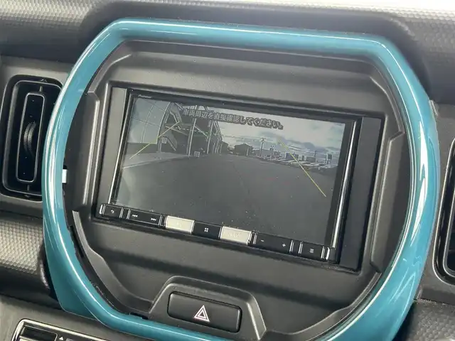 スズキ ハスラー HYBRID G 静岡県 2021(令3)年 6.9万km デニムブルー ガンメタリック 2トーン 社外メモリナビ/Bluetooth/DVD/CD/バックカメラ/ETC/オートライト/プッシュスタート/ステアリングスイッチ/レーンキープアシスト/デュアルカメラブレーキサポート/誤発進抑制機能/標識認識機能/車線逸脱警報/オートハイビーム/パーキングセンサー/盗難防止装置/社外フロアマット/保証書・取扱説明書