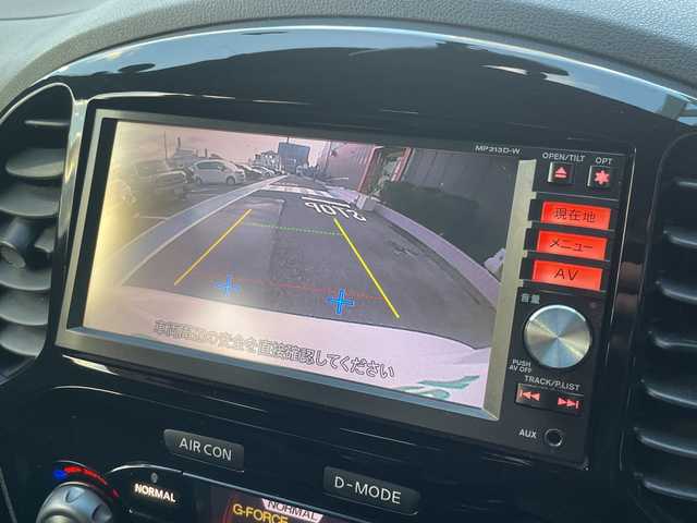 日産 ジューク ニスモ 広島県 2014(平26)年 8.3万km ブリリアントホワイトパール 純正SDナビ/CD/DVD/SD/BT/フルセグTV/バックカメラ/パートタイム４WD/横滑り防止装置/キセノンヘッドライト/オートライト/ETC/スマートキー/プッシュスタート/純正フロアマット/純正アルミホイール