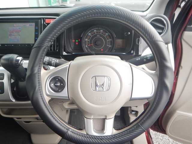 ホンダ Ｎ ＷＧＮ コンフォートパッケージ 静岡県 2015(平27)年 2.8万km プレミアムディープロッソパール 衝突軽減ブレーキ/横滑り防止装置/純正ナビ/・VXM-155VFi/・フルセグ/・DVD再生/・CD再生/・Bluetooth/バックカメラ/KENWOODドライブレコーダー/・DRV-353C/ETC/前席シートヒーター/オートライト/フォグライト/ISOFIX/電動格納ミラー/ドアバイザー/純正フロアマット/プッシュスタート/スマートキー×2/取扱説明書/新車保証書