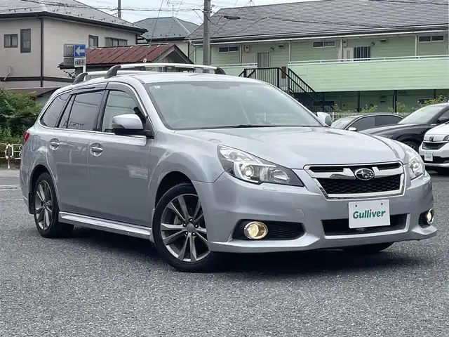 スバル レガシィ ツーリングワゴン 2．5i Bスポーツ アイサイトG 埼玉県 2013(平25)年 12.6万km アイスシルバーメタリック ・４WD/・アイサイト/・パナソニックナビTV/・DVD　CD/・バックカメラ/・ビルトインETC/・クルーズコントロール/・パドルシフト/・電子パーキング/・スマートキー×２/・プッシュスタート/・SI-DRIVE/・アイドリングストップ/・ヒルアシスト/・皮調シートカバー/・パワーシート/・ルーフキャリア/・純正17インチアルミ/・オートライト/・HIDヘットライト/・フォグライト/・保証書/・取説