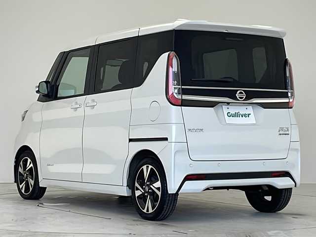 日産 ルークス HWS X プロパイロットED 愛知県 2023(令5)年 4.8万km ホワイトパール プロパイロット/衝突軽減システム/純正ナビ/クルーズコントロール/両側パワースライドドア/コーナーセンサー/純正アルミホイール/LEDヘッドライト/オートマチックハイビーム/ETC/ステアリングスイッチ/スマートキー/プッシュスタート