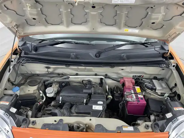 スズキ ハスラー G 大分県 2015(平27)年 4.3万km パッションオレンジマイカ/スペリアホワイト 社外メモリナビ（MDV-D403）/ワンセグTV/CD/DVD/Bluetooth/運転席シートヒーター/ETC/スマートキー/キセノン/衝突軽減ブレーキ/Wエアバッグ/ABS/横滑り防止装置/ドライブレコーダー/アイドリングSTOP/オートライト/プライバシーガラス/ドアバイザー/新車時保証書/取扱説明書