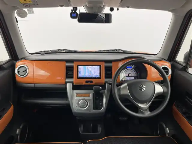 スズキ ハスラー G 大分県 2015(平27)年 4.3万km パッションオレンジマイカ/スペリアホワイト 社外メモリナビ（MDV-D403）/ワンセグTV/CD/DVD/Bluetooth/運転席シートヒーター/ETC/スマートキー/キセノン/衝突軽減ブレーキ/Wエアバッグ/ABS/横滑り防止装置/ドライブレコーダー/アイドリングSTOP/オートライト/プライバシーガラス/ドアバイザー/新車時保証書/取扱説明書