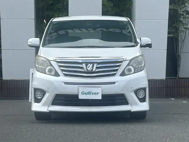 トヨタ アルファード 240S Cパッケージ 静岡県 2012(平24)年 13.5万km ホワイトパールクリスタルシャイン 8インチナビ/全方位カメラ/フルセグテレビ・BluetoothCD・DVD/ドライブレコーダー/ビルトインETC/パワーシート/クルーズコントロール/コーナーセンサー前後/プッシュスタート・スマートキー