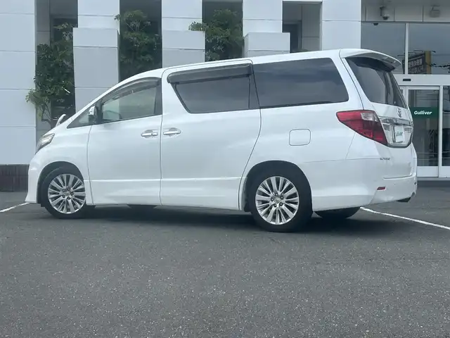 トヨタ アルファード 240S Cパッケージ 静岡県 2012(平24)年 13.5万km ホワイトパールクリスタルシャイン 8インチナビ/全方位カメラ/フルセグテレビ・BluetoothCD・DVD/ドライブレコーダー/ビルトインETC/パワーシート/クルーズコントロール/コーナーセンサー前後/プッシュスタート・スマートキー